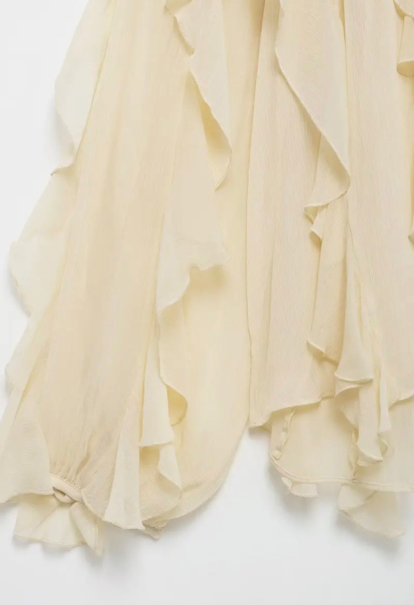 Ruffle detail blouse